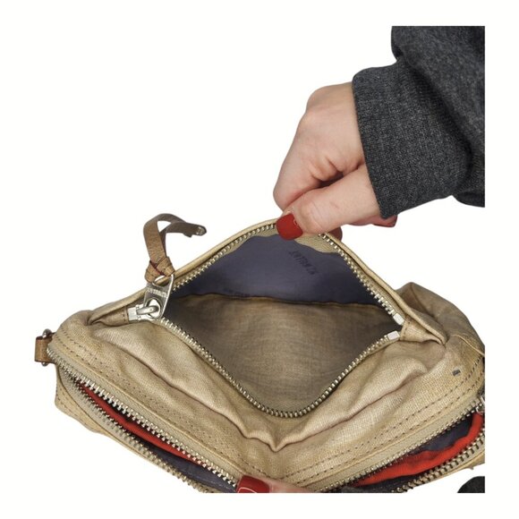 MZ Wallace Gold Metallic Crossbody - Picture 4 of 10